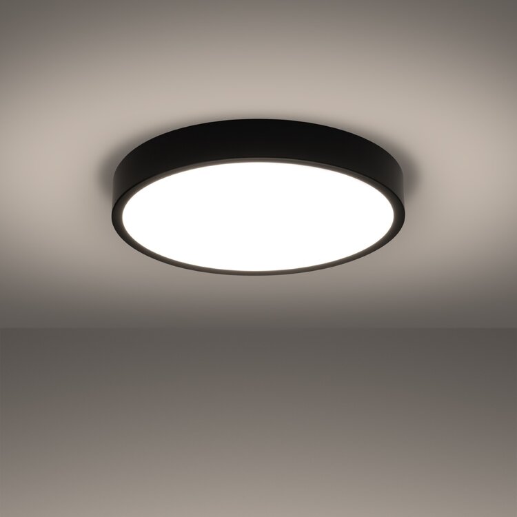 Sollux Lighting Plafond ONYX 50 schwarz LED 3000K