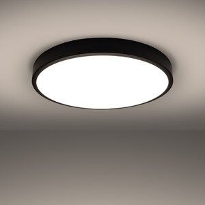Sollux Lighting Plafond ONYX 60 schwarz LED 3000K