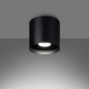 Sollux Lighting Plafondlamp MIKA zwart