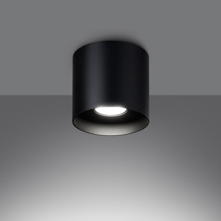 Sollux Lighting Ceiling lamp MIKA black