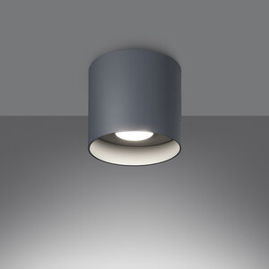Sollux Lighting Ceiling lamp MIKA grey