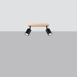 Sollux Lighting Deckenleuchte VERDO 2 schwarz