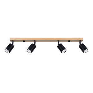 Sollux Lighting Ceiling lamp VERDO 4 black