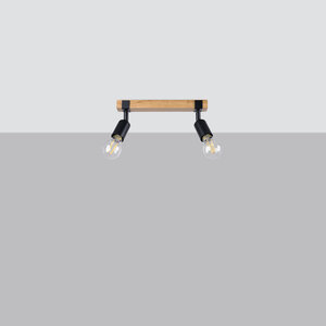 Sollux Lighting Ceiling lamp ZUCA 2 black