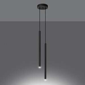 Sollux Lighting Hanglamp PASTELO 2 zwart