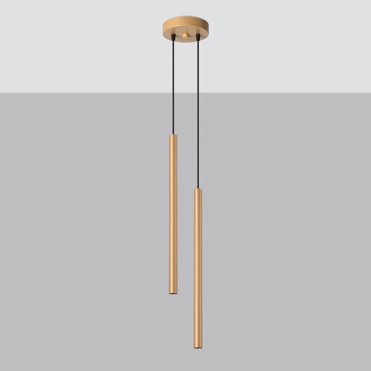 Sollux Lighting Pendant lamp PASTELO 2 gold