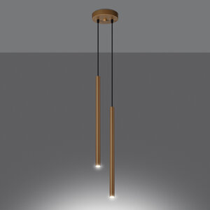 Sollux Lighting Pendant lamp PASTELO 2 gold