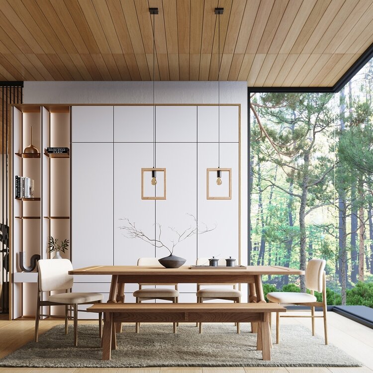 Sollux Lighting Pendelleuchte ARIES Naturholz