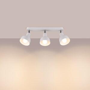 Sollux Lighting Ceiling lamp ELBA 3 white