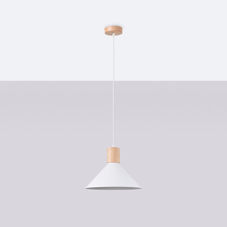 Sollux Lighting Pendant lamp JAGA white