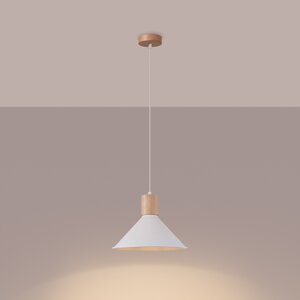 Sollux Lighting Pendelleuchte JAGA Weiß