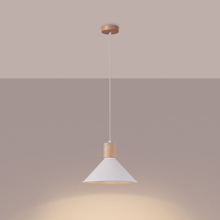 Sollux Lighting Pendelleuchte JAGA Weiß