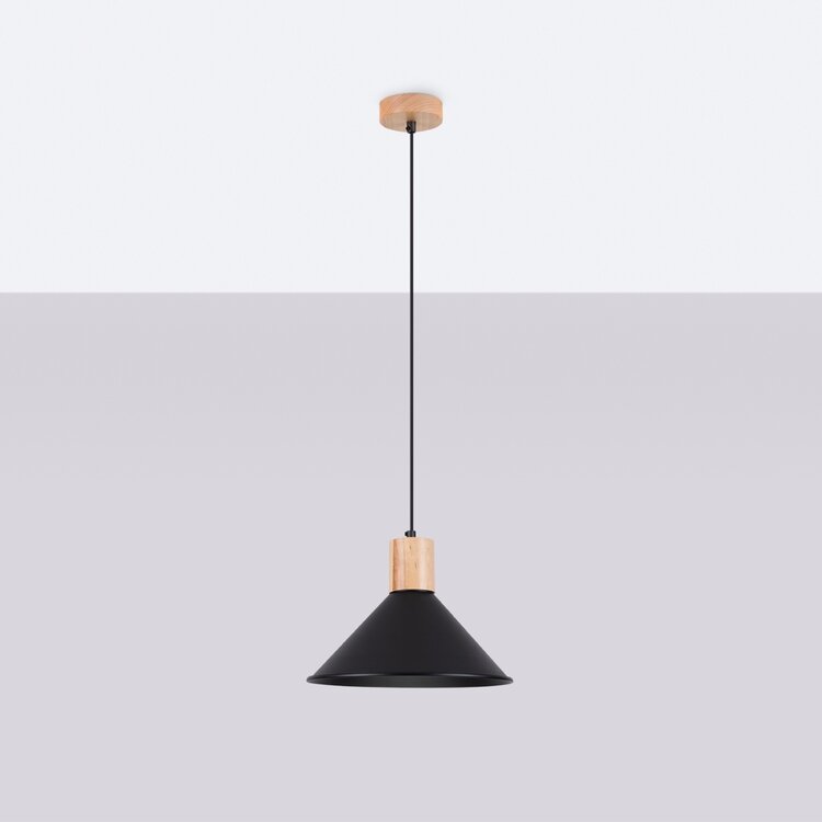 Sollux Lighting Pendant lamp JAGA black