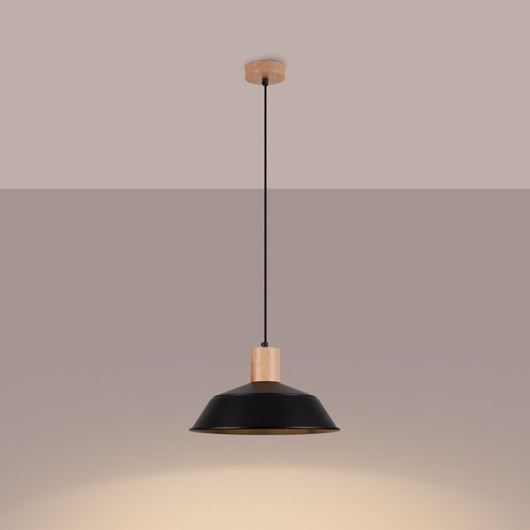 Sollux Lighting Pendant lamp FANO black