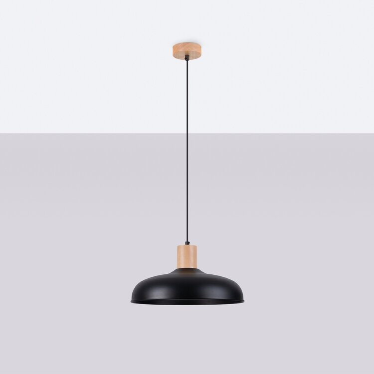 Sollux Lighting Hanglamp INDY zwart