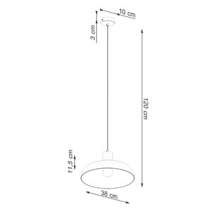Sollux Lighting Pendelleuchte INDY Schwarz