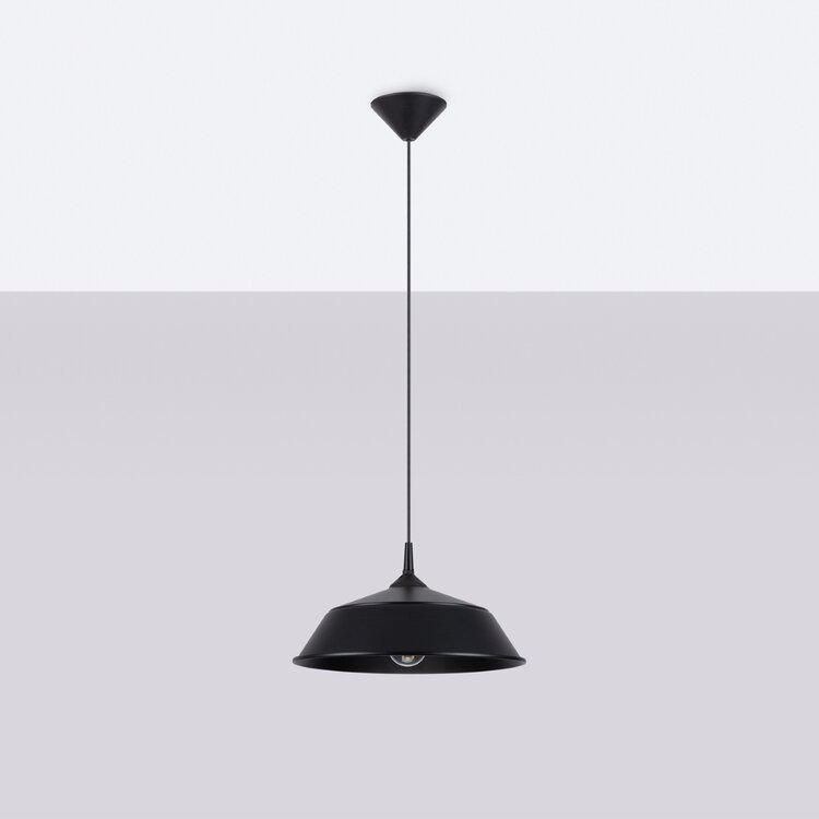 Sollux Lighting Hanglamp FRIKA zwart