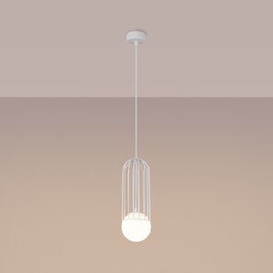 Sollux Lighting Pendant lamp BRINA 1 white