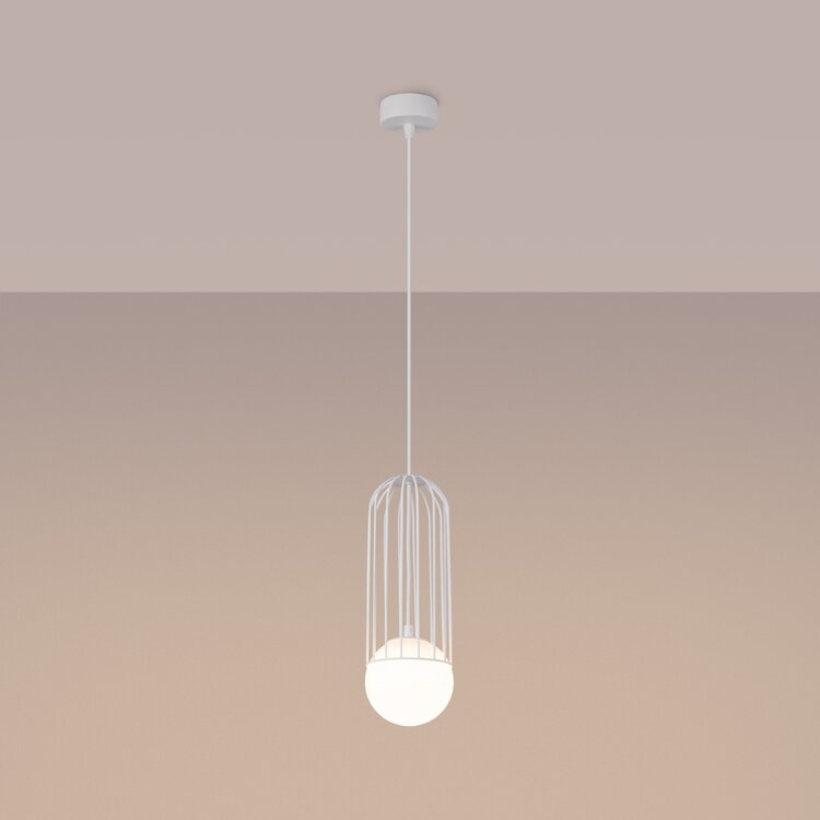 Sollux Lighting Pendelleuchte BRINA 1 Weiß