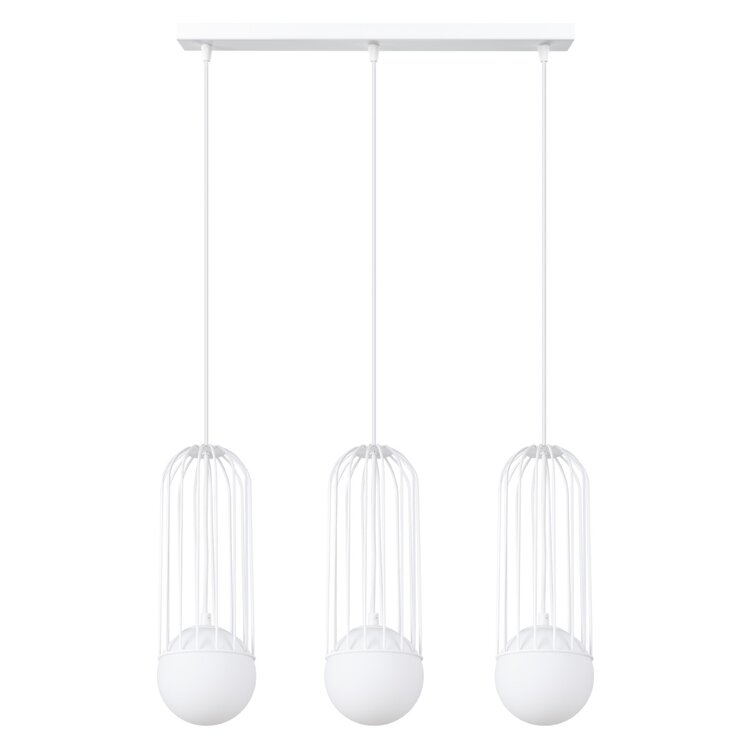 Sollux Lighting Hanglamp BRINA 3L wit