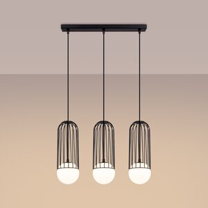 Sollux Lighting Pendant lamp BRINA 3L black