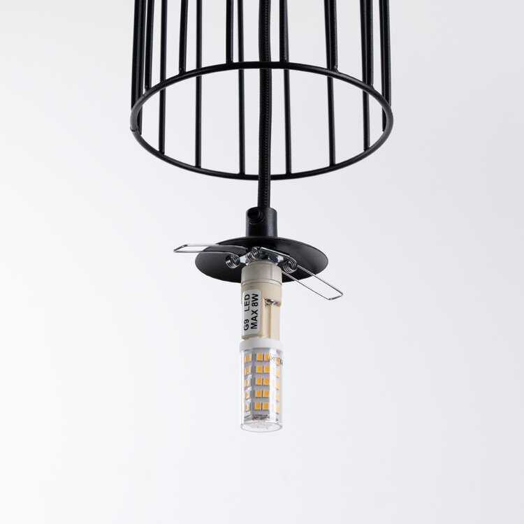 Sollux Lighting Pendant lamp BRINA 3P black