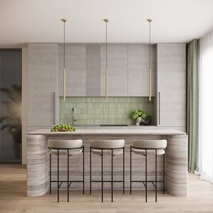 Sollux Lighting Pendant lamp ARCHE 1 gold