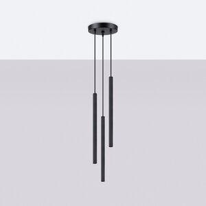 Sollux Lighting Pendant lamp ARCHE 3P black