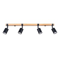 Ceiling lamp FAGER 4L black