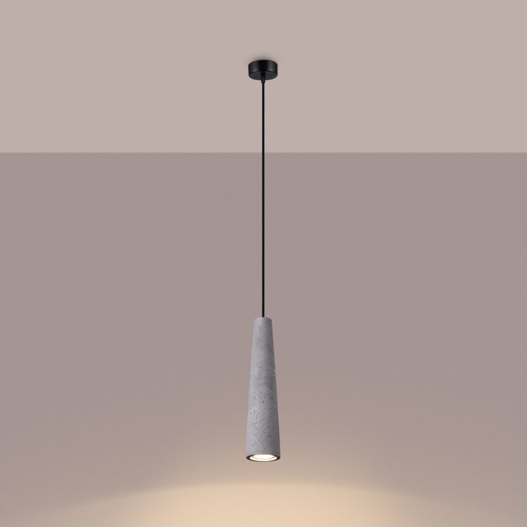 Sollux Lighting Pendant lamp ELECTRA concrete