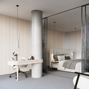 Sollux Lighting Pendelleuchte ELECTRA Beton