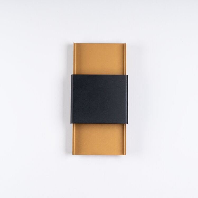 Sollux Lighting Wandlamp DURLIN goud/zwart