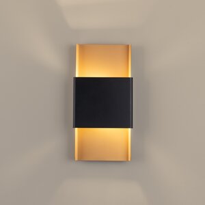 Sollux Lighting Wandlamp DURLIN goud/zwart