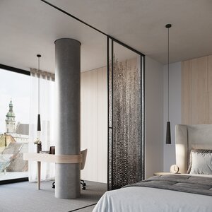 Sollux Lighting Hanglamp ELECTRA zwart beton