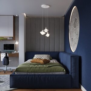 Sollux Lighting Pendant lamp HYPERION 1 white