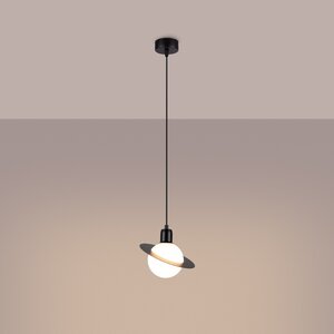 Sollux Lighting Pendant lamp HYPERION 1 black