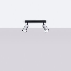 Sollux Lighting Ceiling lamp WINX 2 black/chrome