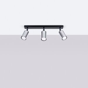 Sollux Lighting Ceiling lamp WINX 3 black/chrome