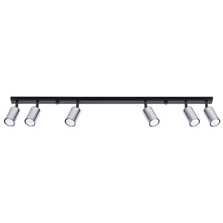 Sollux Lighting Ceiling lamp WINX 6L black/chrome