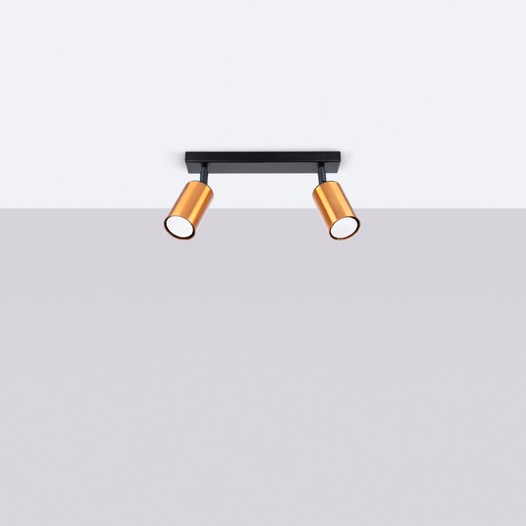 Sollux Lighting Plafondlamp WINX 2 zwart/co