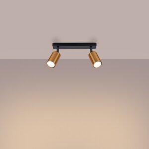 Sollux Lighting Ceiling lamp WINX 2 black/cooper