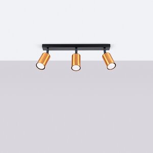 Sollux Lighting Ceiling lamp WINX 3 black/cooper