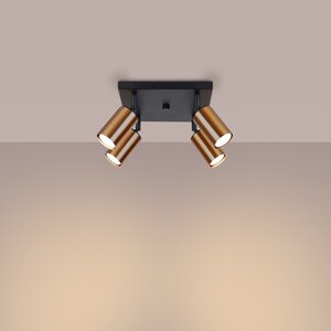 Sollux Lighting Ceiling lamp WINX 4 black/cooper