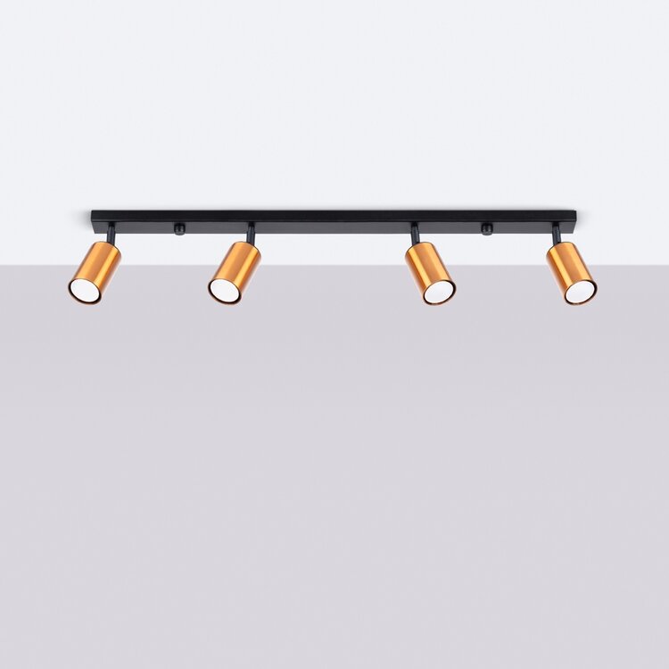 Sollux Lighting Ceiling lamp WINX 4L black/cooper