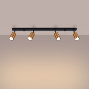 Sollux Lighting Ceiling lamp WINX 4L black/cooper