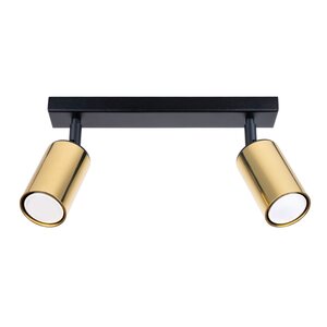 Sollux Lighting Ceiling lamp WINX 2 black/gold