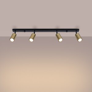 Sollux Lighting Ceiling lamp WINX 4L black/gold