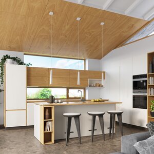 Sollux Lighting Pendant lamp PRYSM 1 white