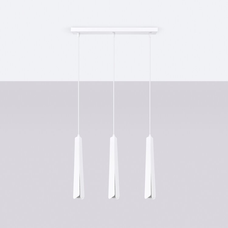 Sollux Lighting Pendant lamp PRYSM 3L white
