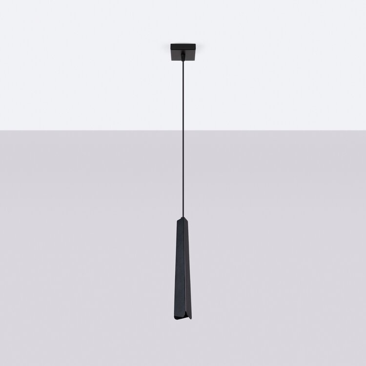 Sollux Lighting Hängeleuchte PRYSM 1 schwarz